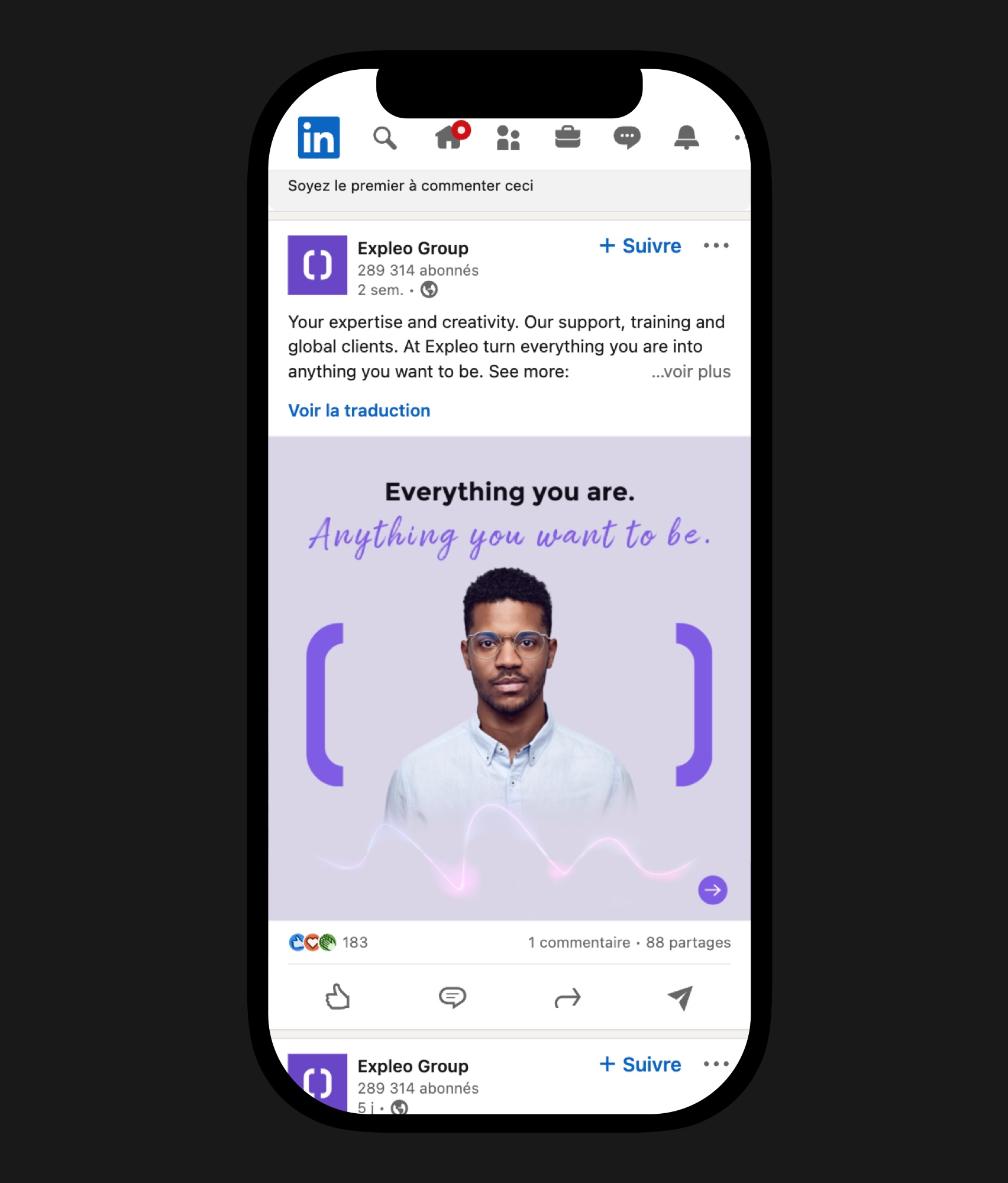 Post LinkedIn Expleo