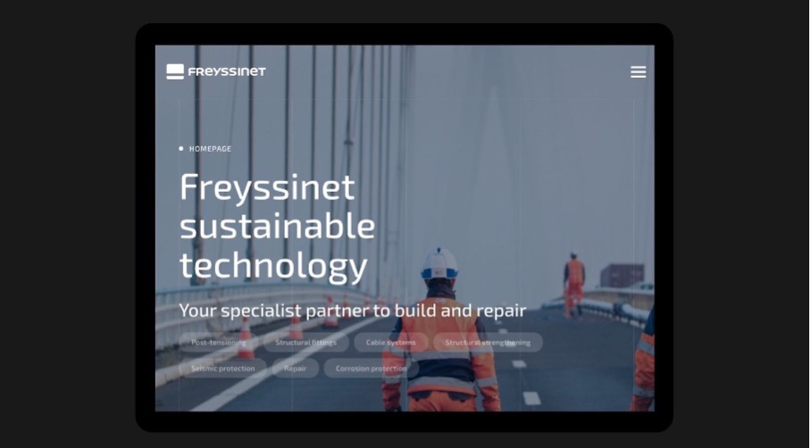 Freyssinet Refonte de site Angie